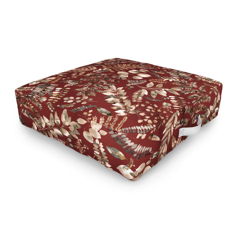 Ninola Design Botanical collection Organic holiday Outdoor Floor Cushion