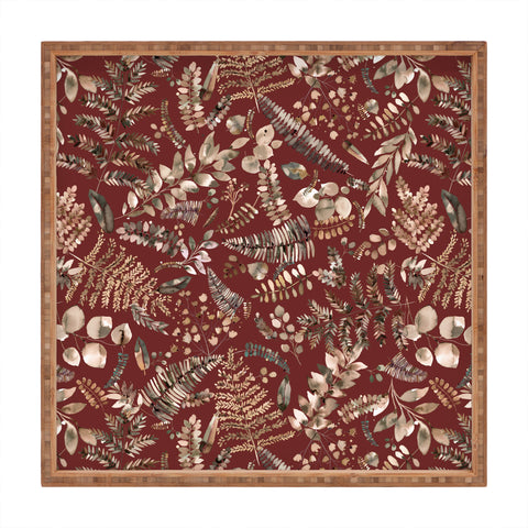 Ninola Design Botanical collection Organic holiday Square Tray