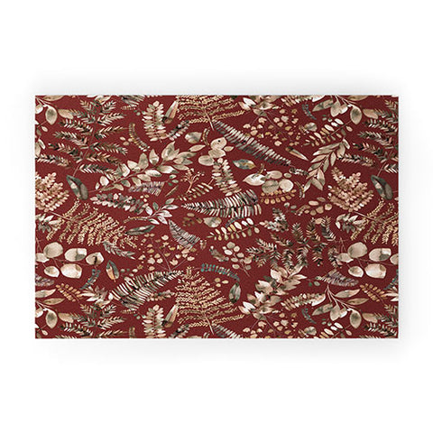 Ninola Design Botanical collection Organic holiday Welcome Mat