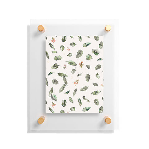 Ninola Design Botanical leaves Green Floating Acrylic Print
