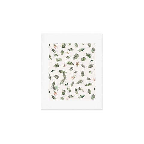 Ninola Design Botanical leaves Green Art Print