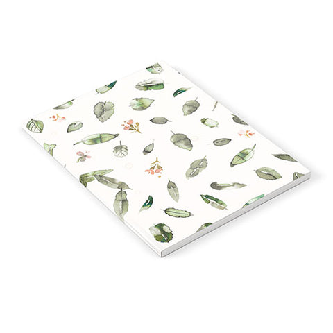 Ninola Design Botanical leaves Green Notebook
