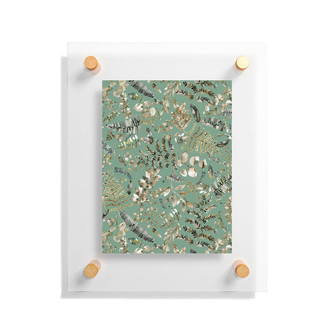 Ninola Design Botanical plants Bio Green Floating Acrylic Print