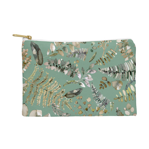 Ninola Design Botanical plants Bio Green Pouch