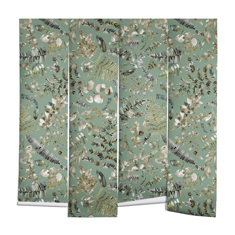 Ninola Design Botanical plants Bio Green Wall Mural