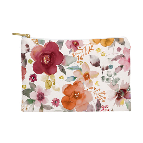 Ninola Design Bountiful Bouquet Countryside Red Pouch