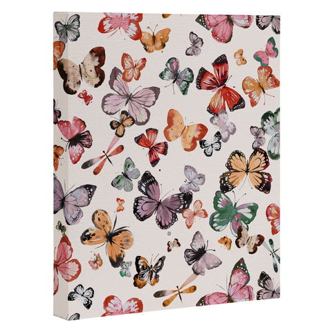 Ninola Design Butterflies wings countryside Art Canvas