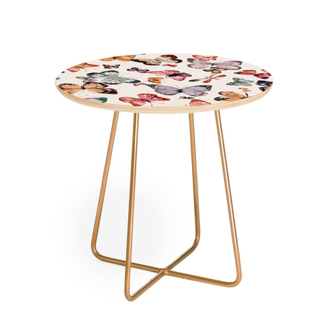 Ninola Design Butterflies wings countryside Round Side Table