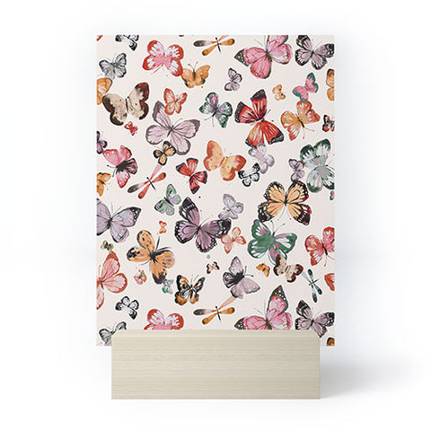 Ninola Design Butterflies wings countryside Mini Art Print