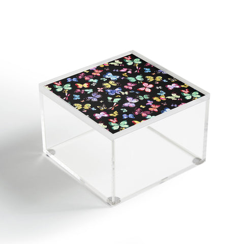 Ninola Design Butterflies Wings Eclectic colors Acrylic Box