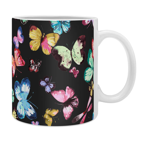 Ninola Design Butterflies Wings Eclectic colors Coffee Mug