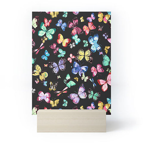 Ninola Design Butterflies Wings Eclectic colors Mini Art Print