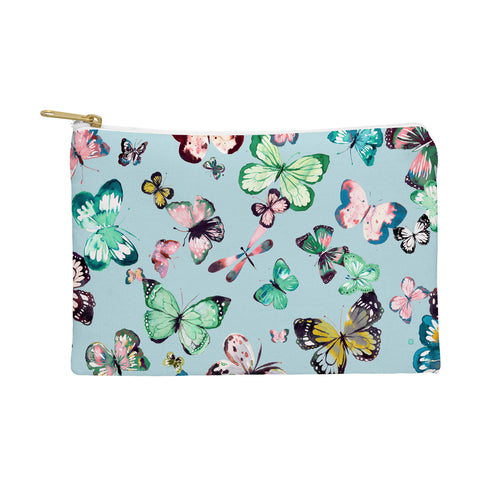 Ninola Design Butterflies wings Sky blue Pouch