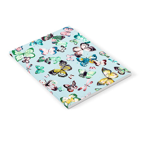 Ninola Design Butterflies wings Sky blue Notebook