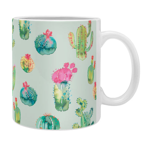 Ninola Design Cacti succulent plants Green Coffee Mug