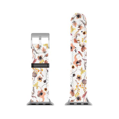Ninola Design Camomile Floral Gold Apple Watch Band