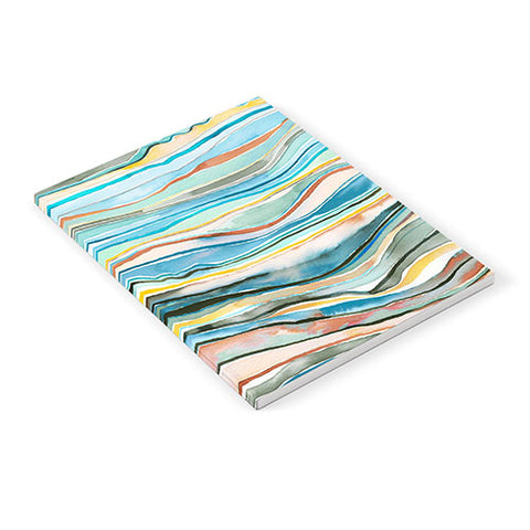 Ninola Design Canyon mountains landscape Aqua Notebook