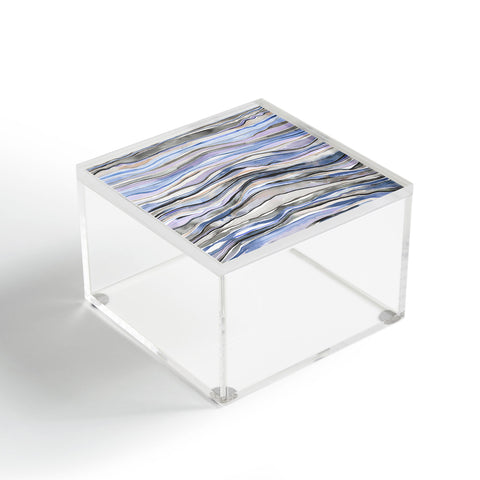 Ninola Design Canyon mountains landscape Blue Acrylic Box