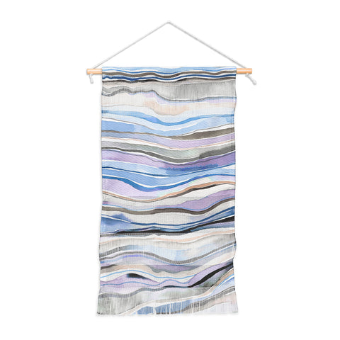 Ninola Design Canyon mountains landscape Blue Wall Hanging Portrait