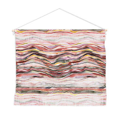 Ninola Design Canyon mountains landscape Red Wall Hanging Landscape