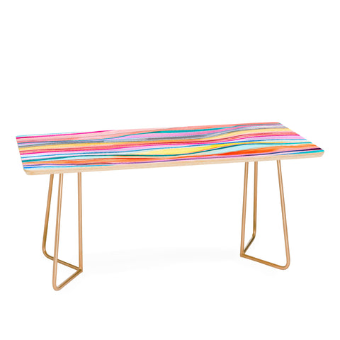 Ninola Design Canyon mountains rainbow Coffee Table
