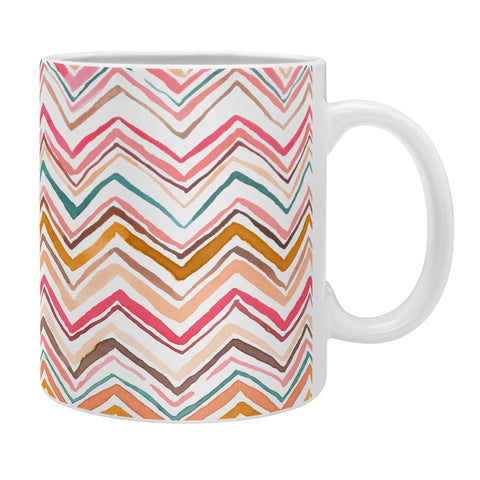 Ninola Design Chevron zigzag stripes Warm desert Coffee Mug