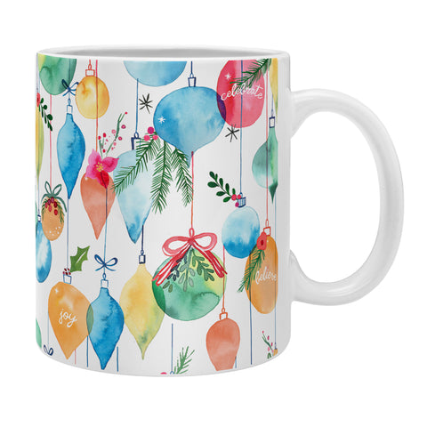 Ninola Design Christmas Baubles ords Coffee Mug