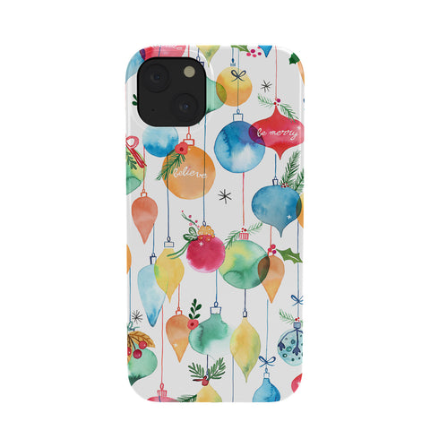 Ninola Design Christmas Baubles ords Phone Case