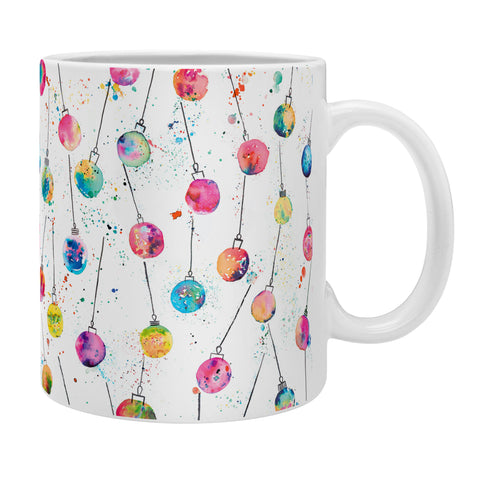 Ninola Design Christmas baubles watercolor Coffee Mug