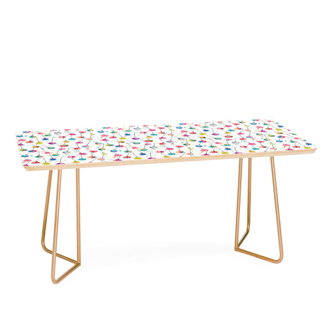 Ninola Design Christmas baubles watercolor Coffee Table