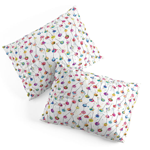 Ninola Design Christmas baubles watercolor Pillow Shams