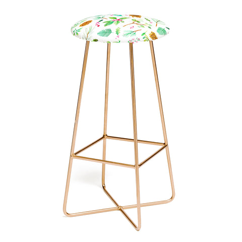 Ninola Design Christmas Botanical Bar Stool