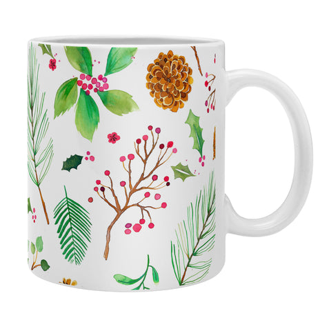 Ninola Design Christmas Botanical Coffee Mug