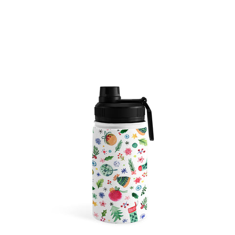 Ninola Design Christmas Favorite Things Water Bottle