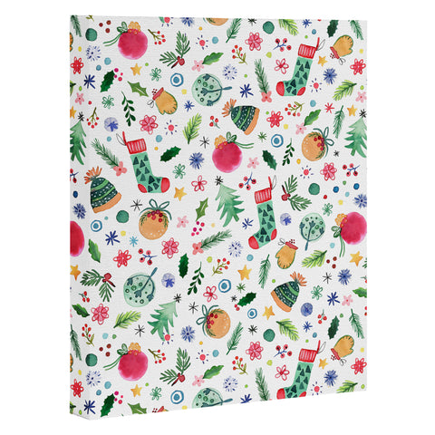 Ninola Design Christmas Favorite Things Art Canvas