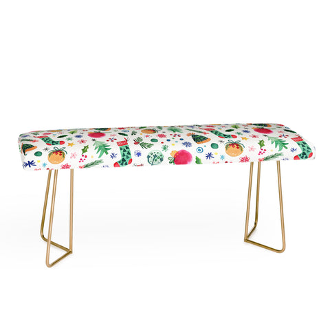 Ninola Design Christmas Favorite Things Bench
