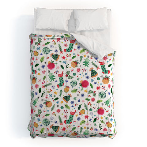 Ninola Design Christmas Favorite Things Comforter