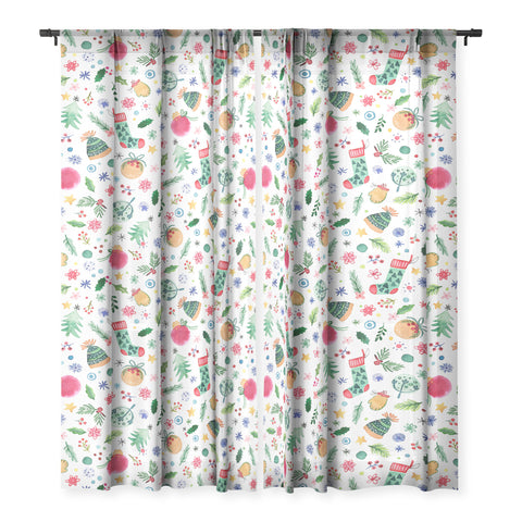 Ninola Design Christmas Favorite Things Sheer Non Repeat