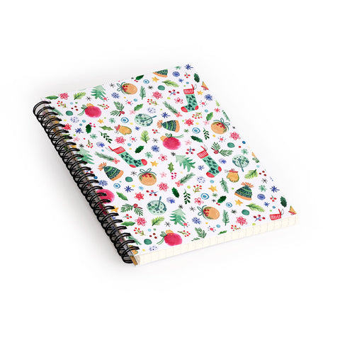 Ninola Design Christmas Favorite Things Spiral Notebook