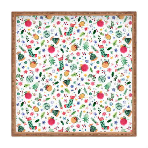 Ninola Design Christmas Favorite Things Square Tray