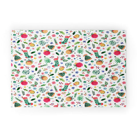 Ninola Design Christmas Favorite Things Welcome Mat