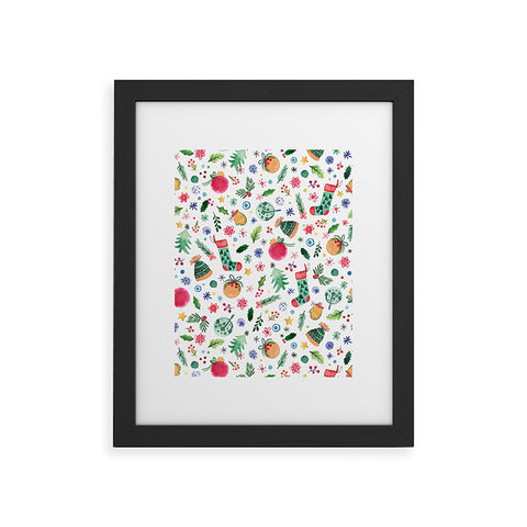 Ninola Design Christmas Favorite Things Framed Art Print