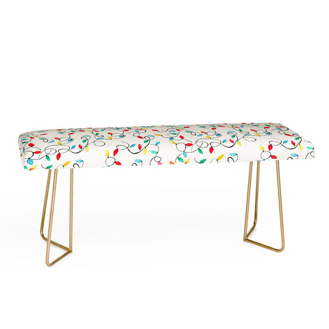 Ninola Design Christmas lights Bench