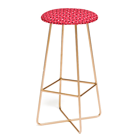 Ninola Design Christmas snow dots Bar Stool