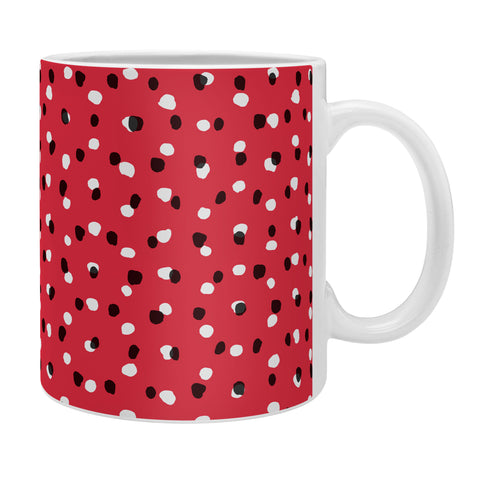Ninola Design Christmas snow dots Coffee Mug
