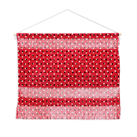 Ninola Design Christmas snow dots Wall Hanging Landscape