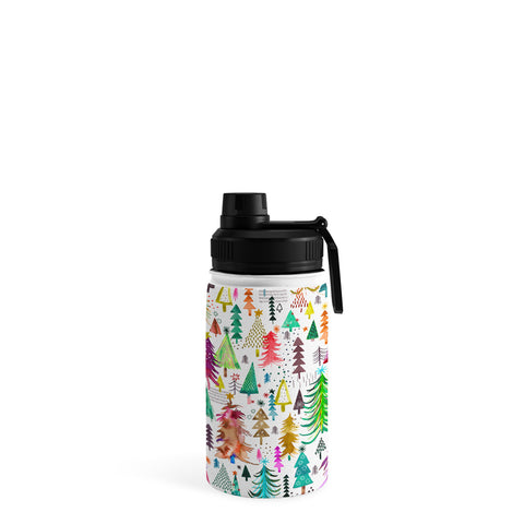 Ninola Design Christmas Trees Simply Modern Water Bottle