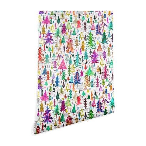Ninola Design Christmas Trees Simply Modern Wallpaper