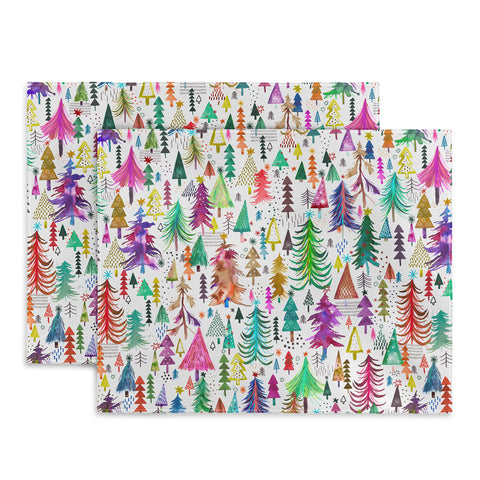 Ninola Design Christmas Trees Simply Modern Placemat