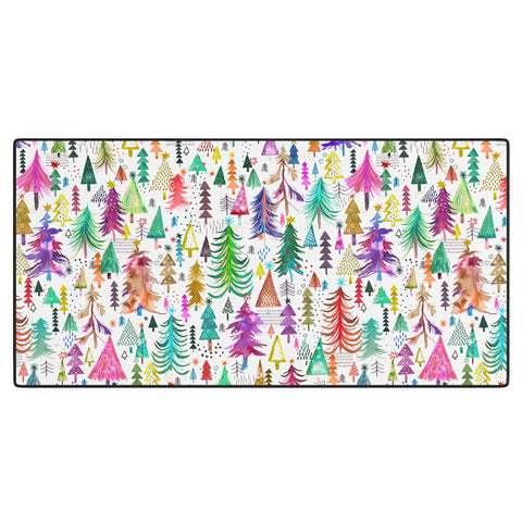 Ninola Design Christmas Trees Simply Modern Desk Mat